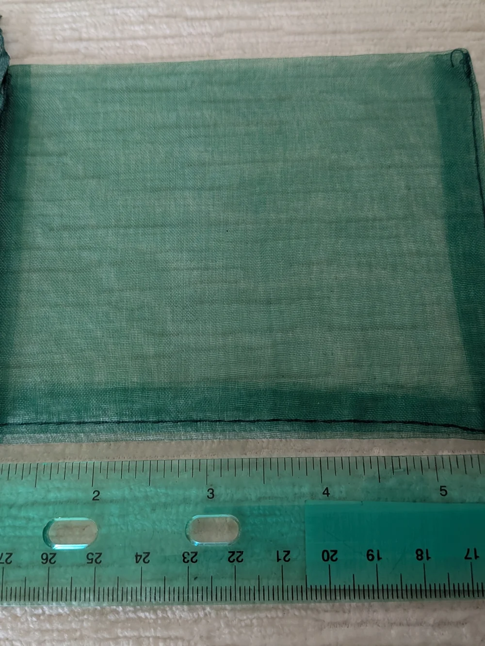 Green Organza Drawstring Favor Bags -25pk- Elegant Party Gift Pouches